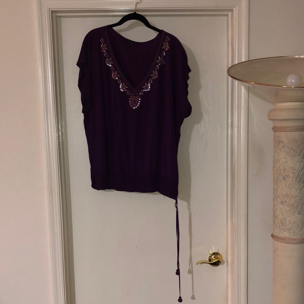 Elegant Purple Women's Top